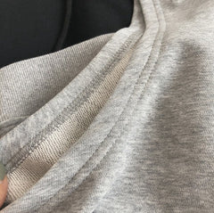 Grey Sleeveless Hoodie