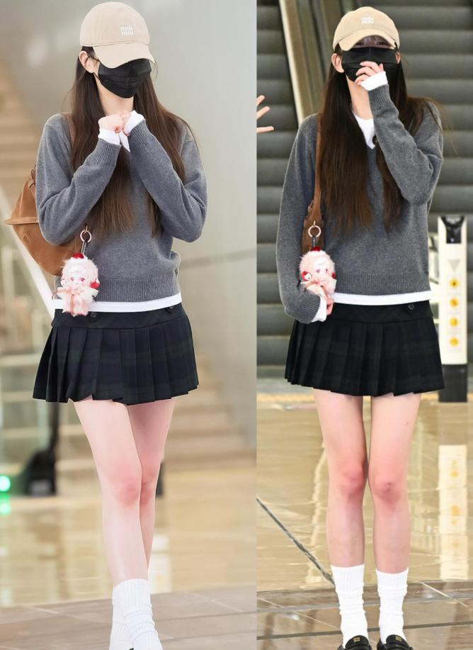 Grey Soft Classic Crewneck Knit Sweater