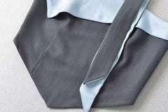 Grey Triangle Edge Tube Top