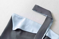 Grey Triangle Edge Tube Top