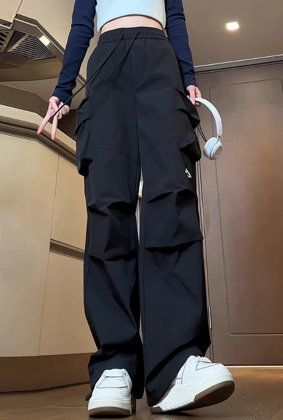 Grey Water-Resistant Cargo Pants