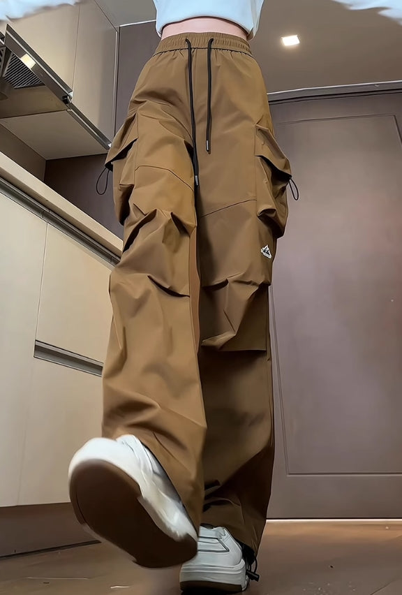 Grey Water-Resistant Cargo Pants