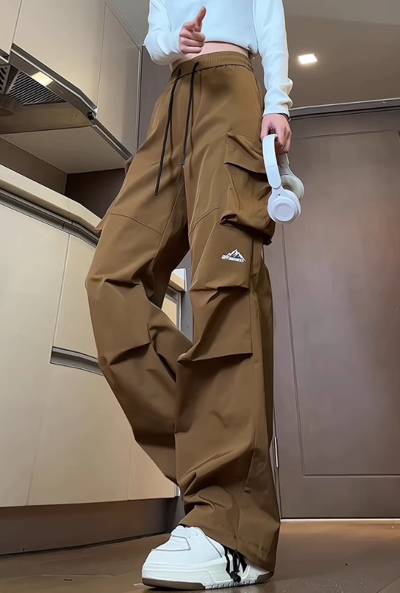 Grey Water-Resistant Cargo Pants