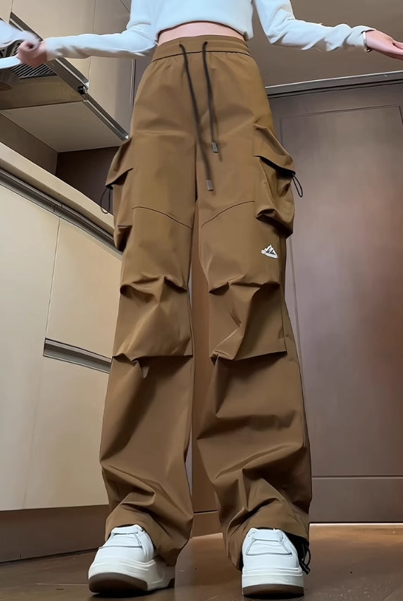 Grey Water-Resistant Cargo Pants