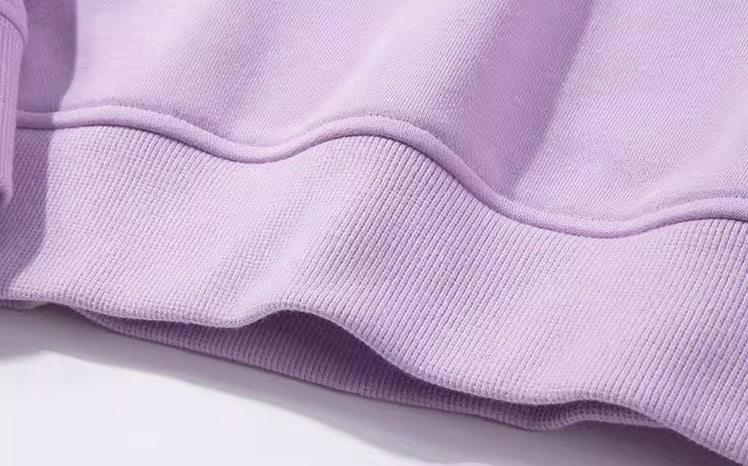 Lilac 'Venice' Print Hoodie