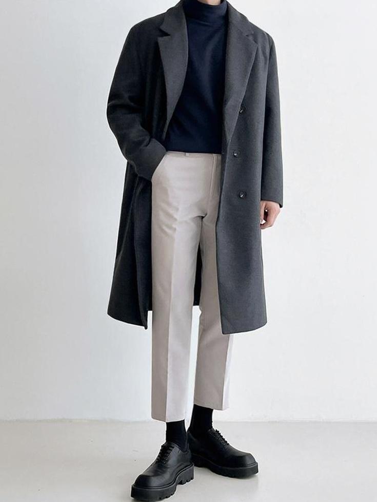 High Neck Casual Long Sleeve Shirt