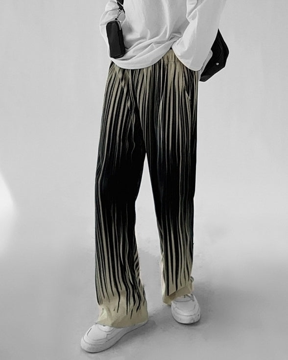 Highend Wrinkle Ice Silk Casual Trousers