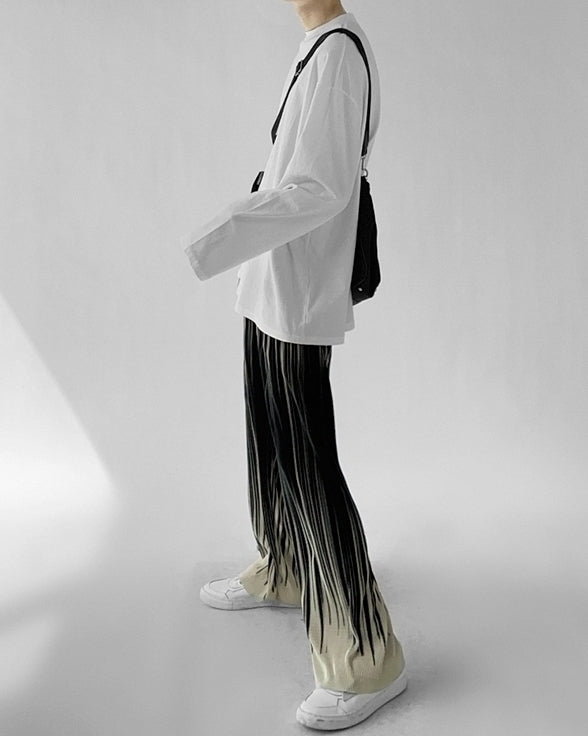 Highend Wrinkle Ice Silk Casual Trousers