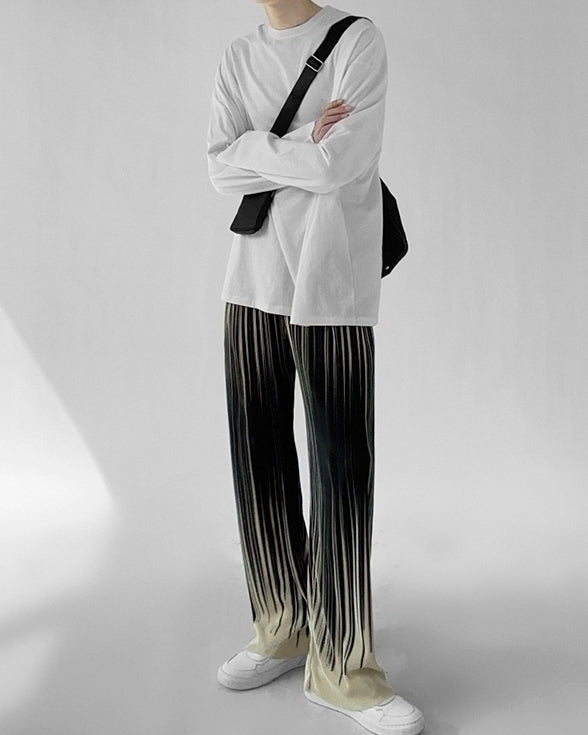 Highend Wrinkle Ice Silk Casual Trousers