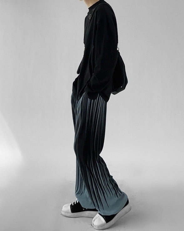 Highend Wrinkle Ice Silk Casual Trousers