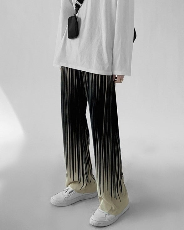 Highend Wrinkle Ice Silk Casual Trousers