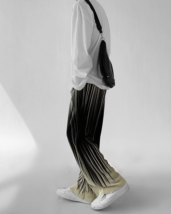 Highend Wrinkle Ice Silk Casual Trousers