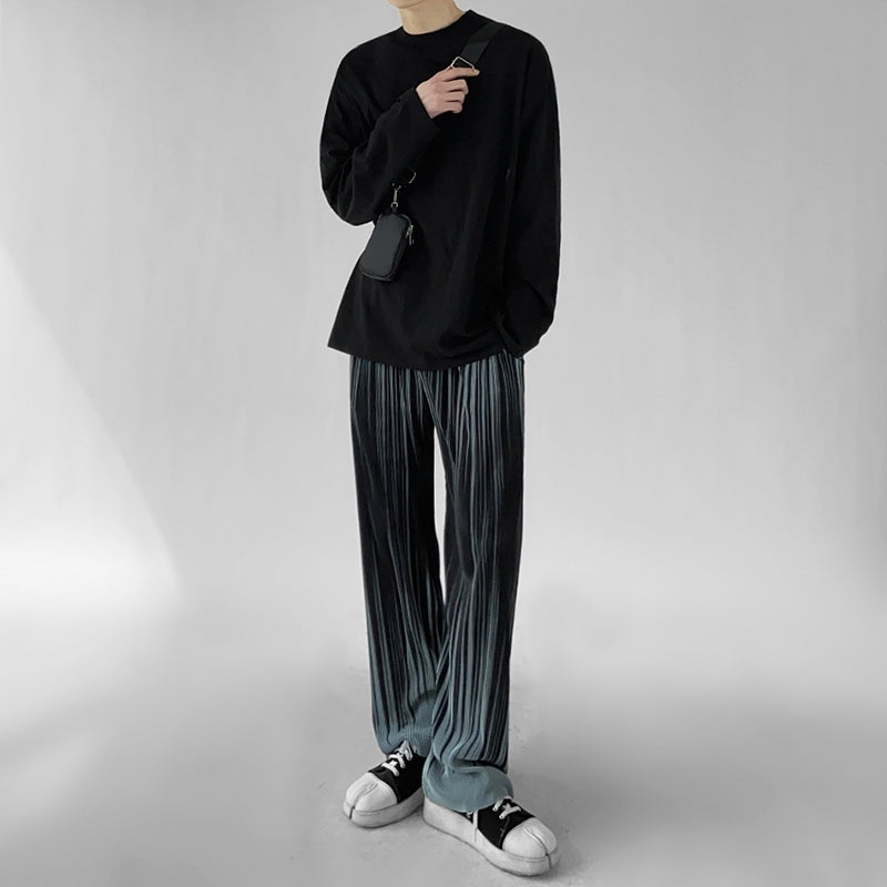 Highend Wrinkle Ice Silk Casual Trousers