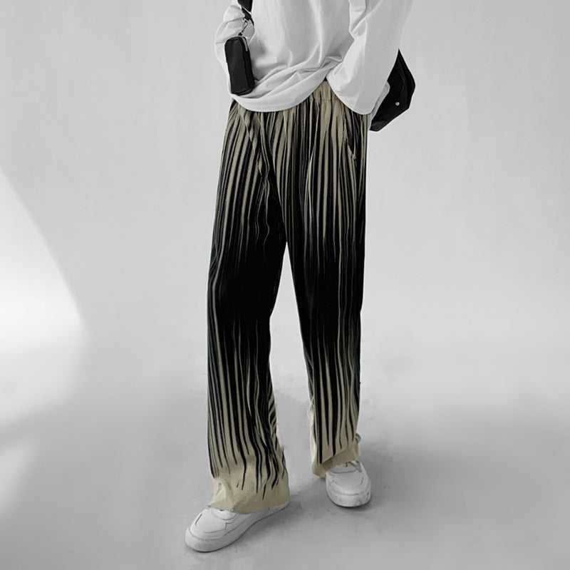 Highend Wrinkle Ice Silk Casual Trousers