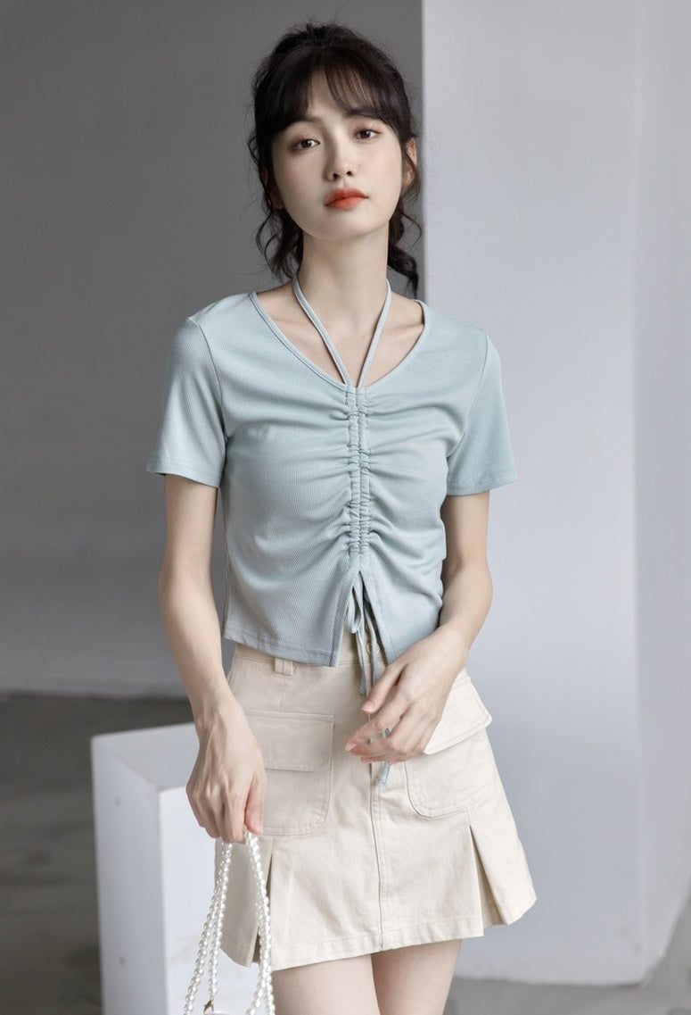 Highwaisted Denim Aline Skirt