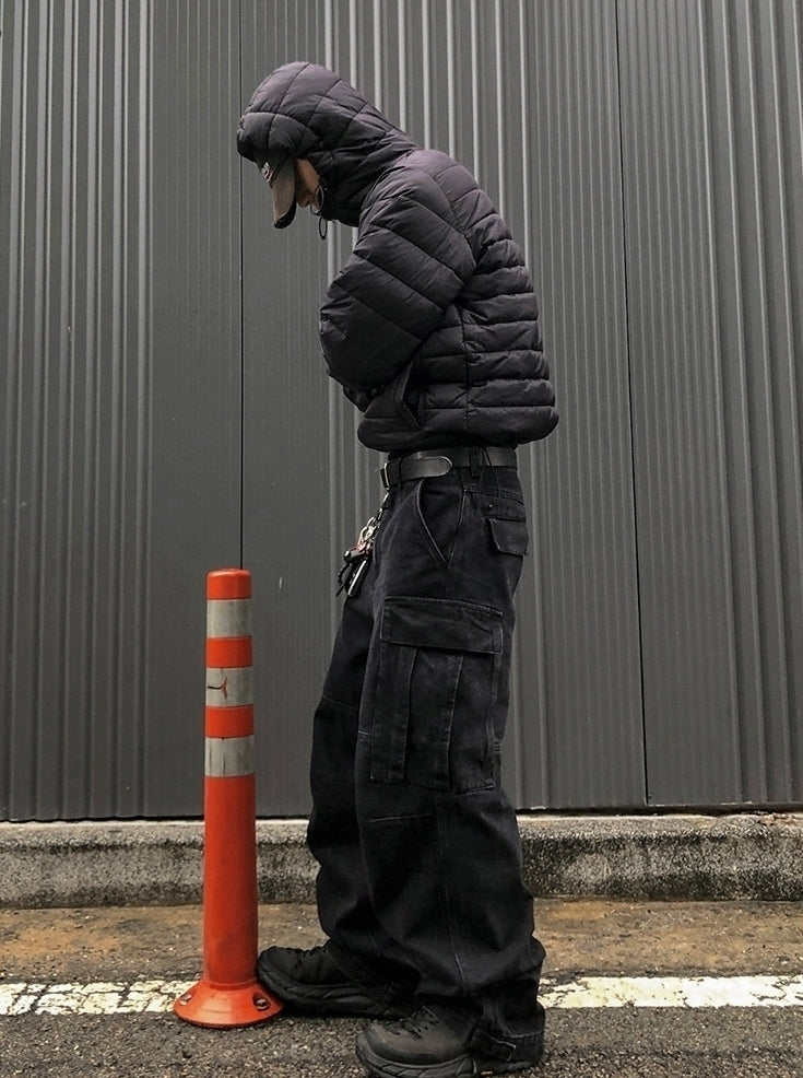 Hooded Short Puffer Jacket Warm Loose Fit Winter Style