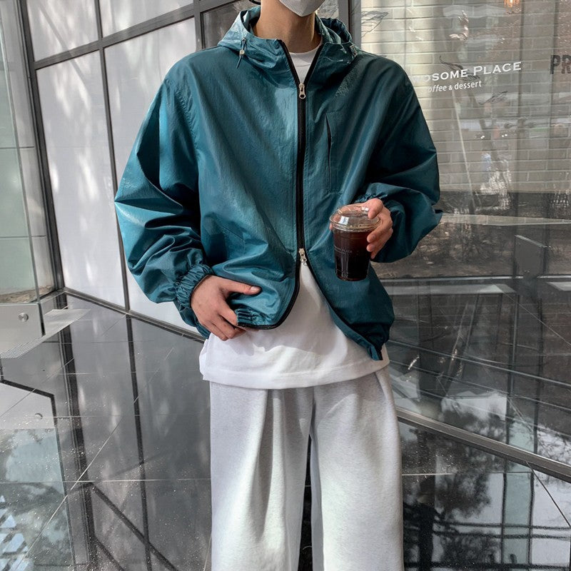 Hooded Windbreaker Jacket Autumn Fashion