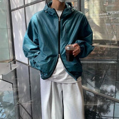 Hooded Windbreaker Jacket Autumn Fashion