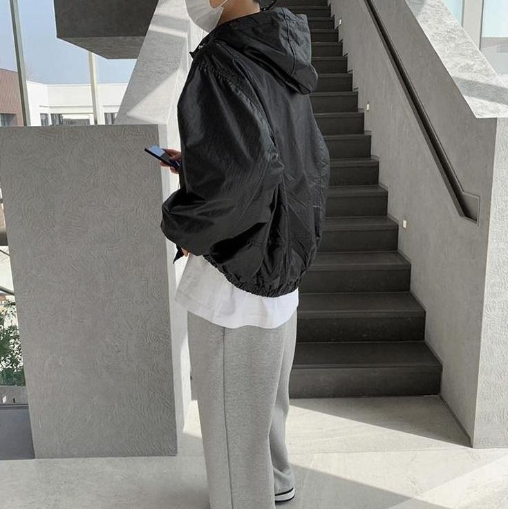 Hooded Windbreaker Jacket Autumn Fashion