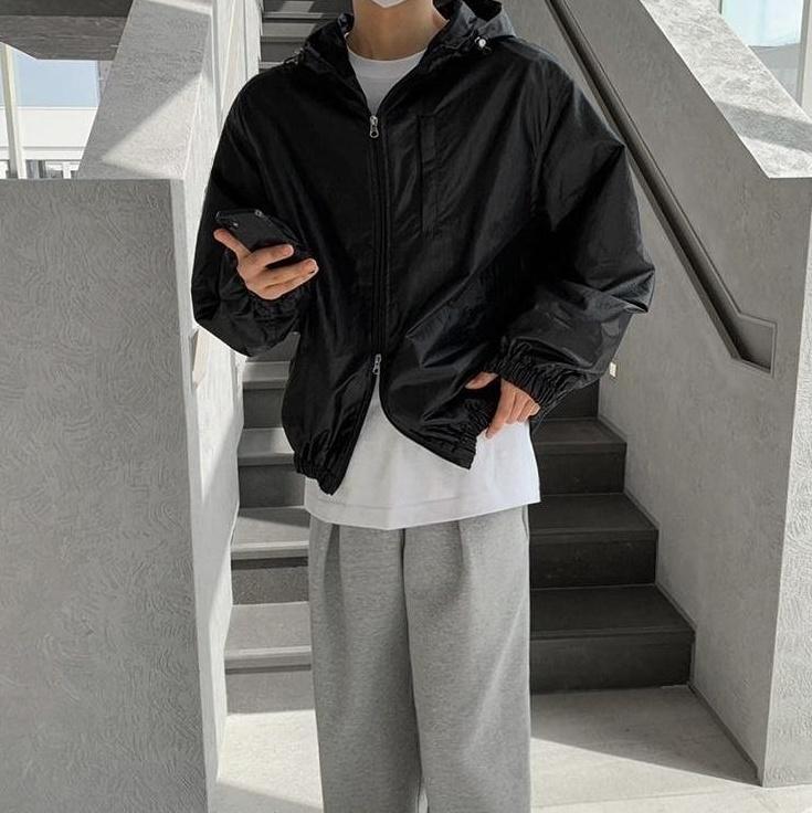 Hooded Windbreaker Jacket Autumn Fashion