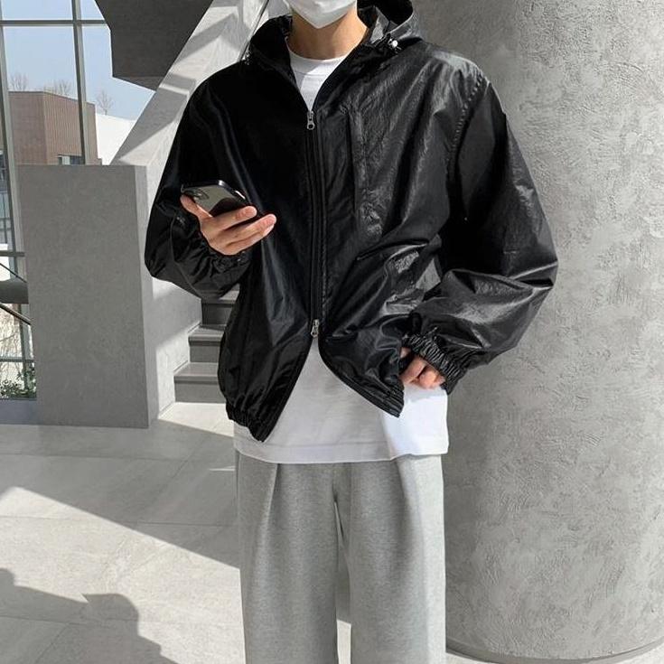 Hooded Windbreaker Jacket Autumn Fashion