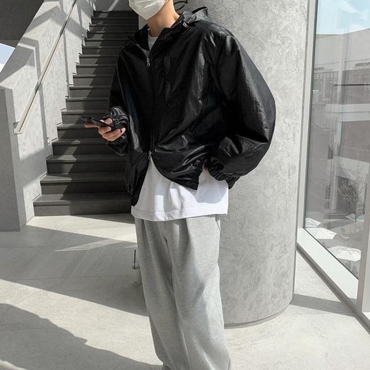 Hooded Windbreaker Jacket Autumn Fashion