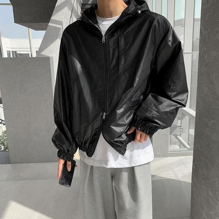 Hooded Windbreaker Jacket Autumn Fashion