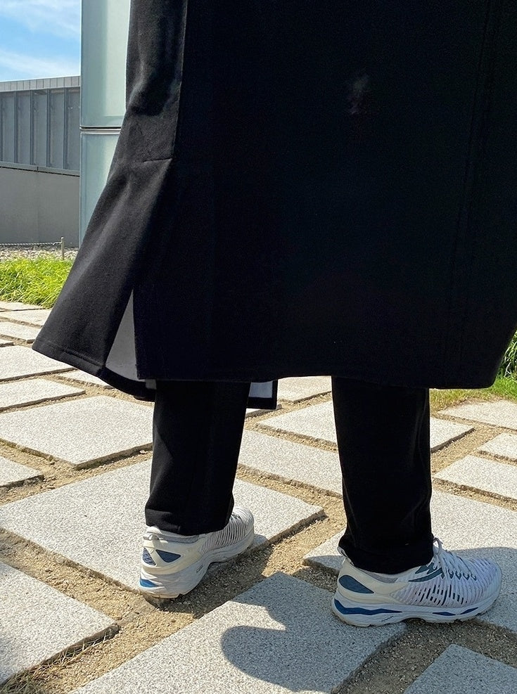 Hooded Coat Trendy Long Overcoat