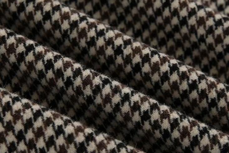 Houndstooth Blend Overcoat