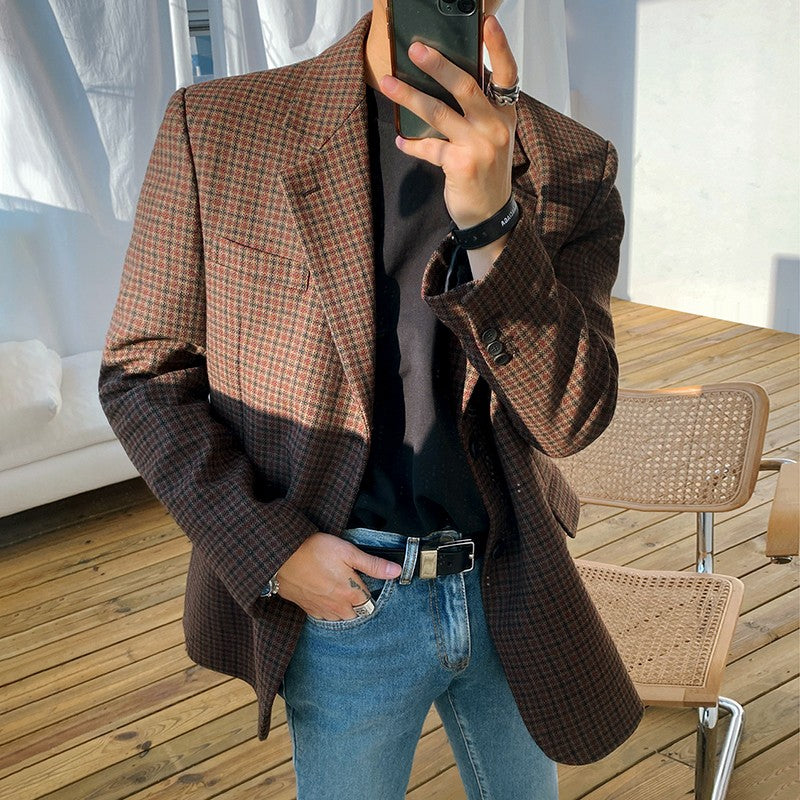 Houndstooth Short Coat