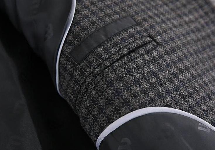 Houndstooth Short Coat
