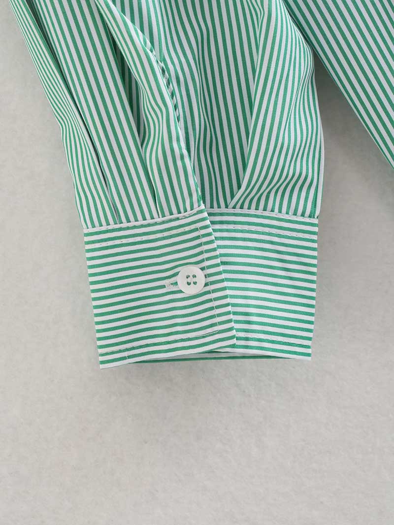 Multicolored Pastel Colorblock Striped Shirt