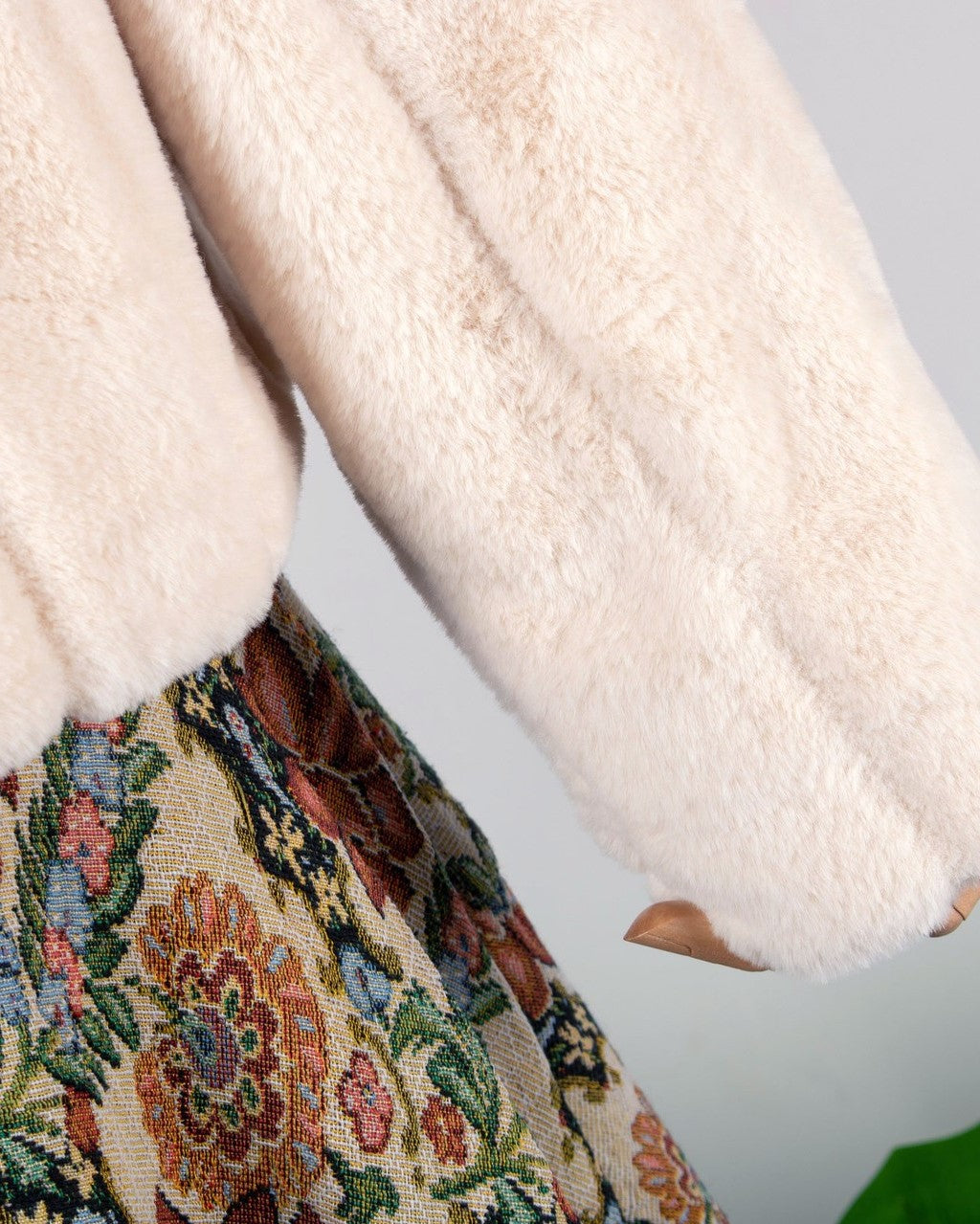 Beige Fur Jacket