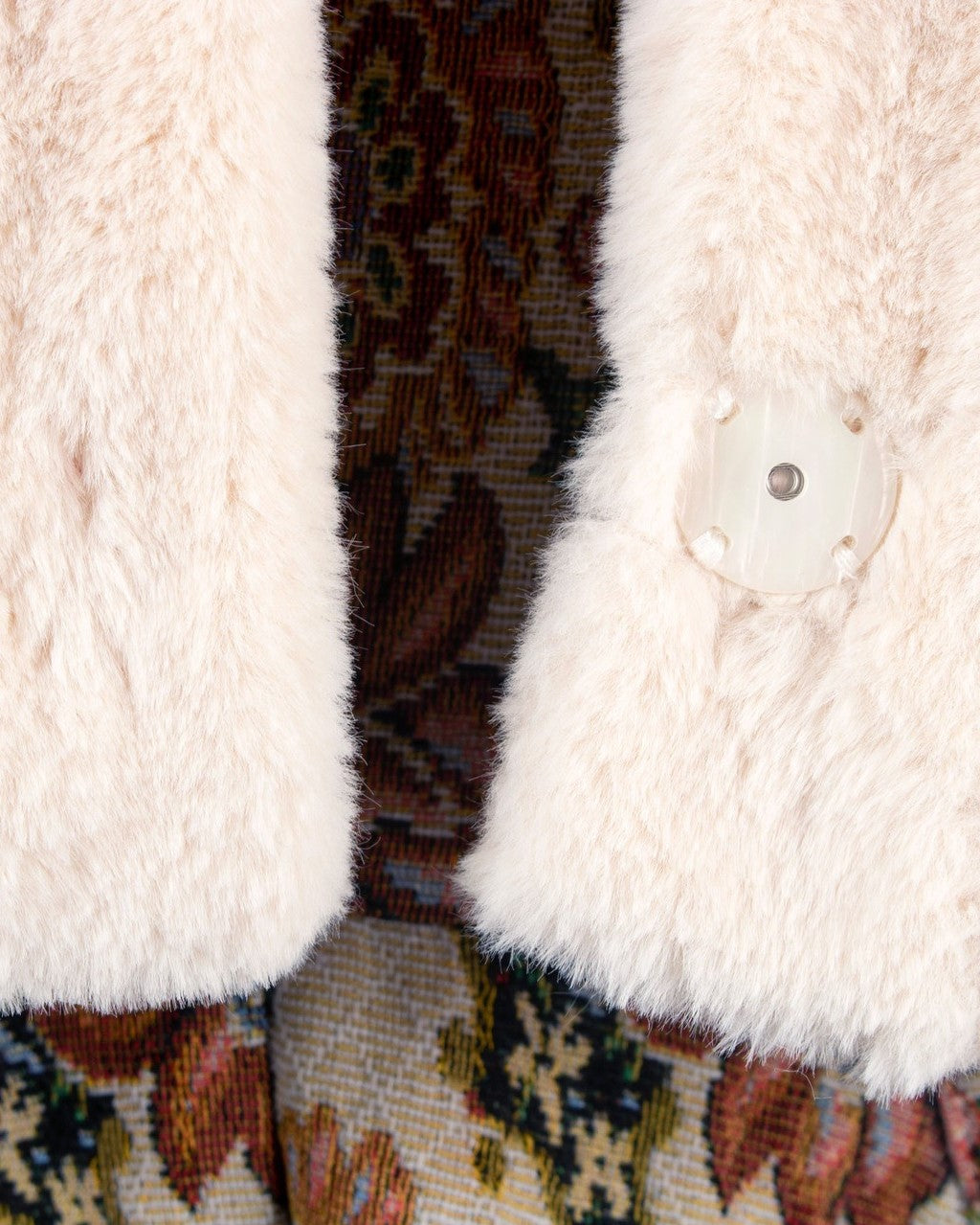 Beige Fur Jacket