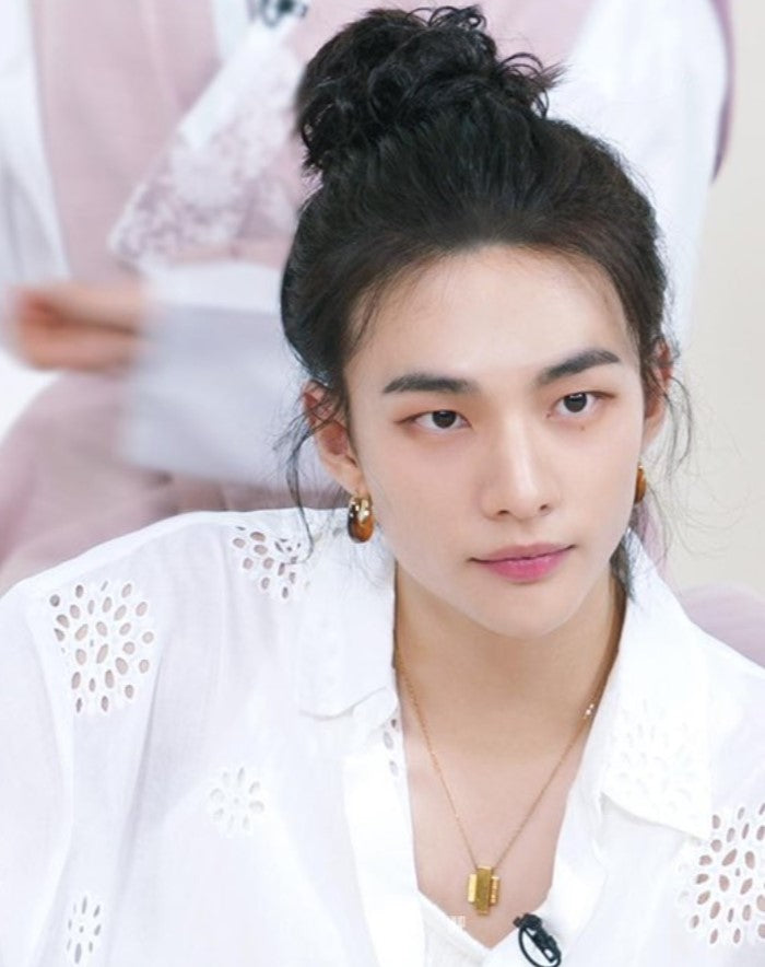 White Cut-Out Embroidery Shirt