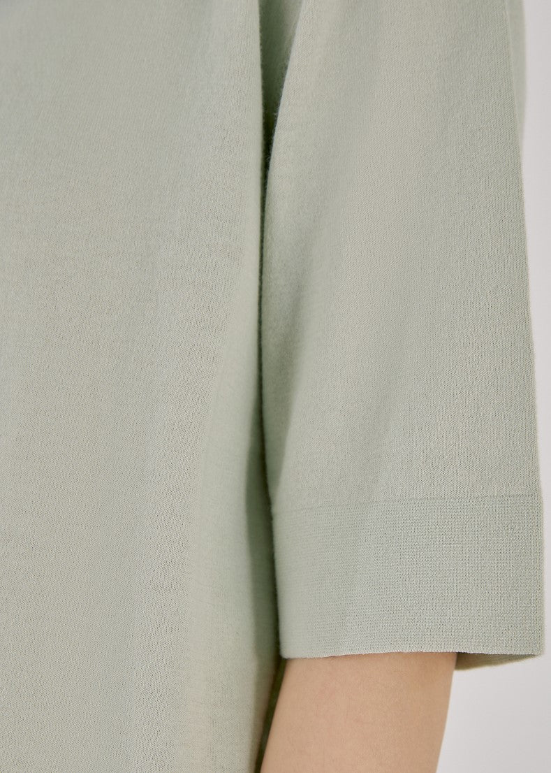 Mint Green Collared Polo Shirt