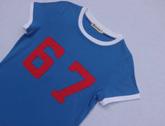 Blue 67 Blue Short Sleeve T-Shirt