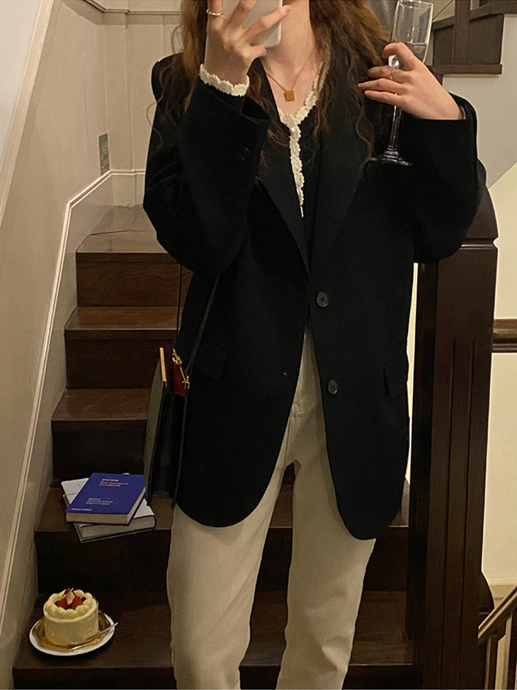 Beige Suit Jacket