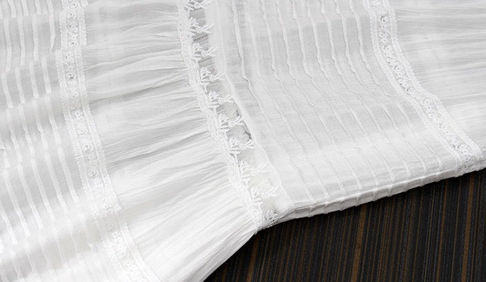 White Long Lace Dress