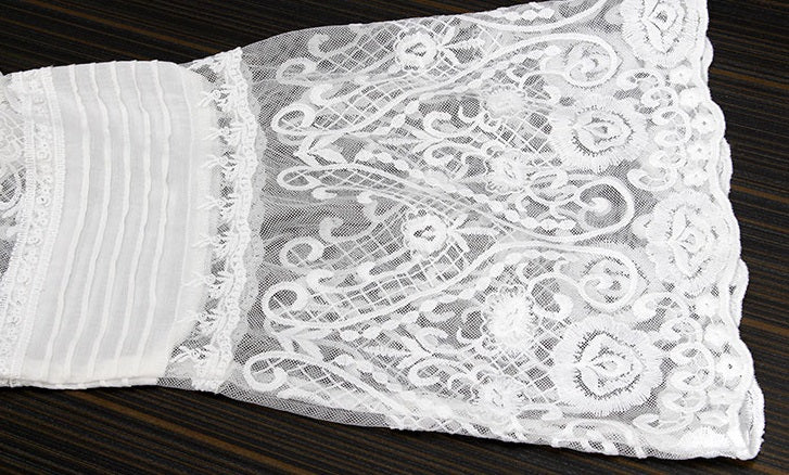 White Long Lace Dress