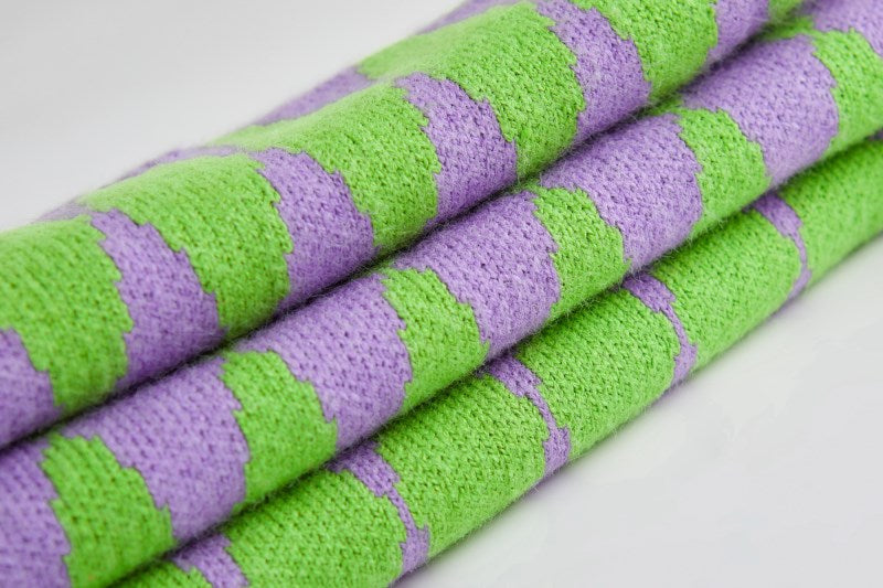 Lilac Diamond Pattern Cardigan