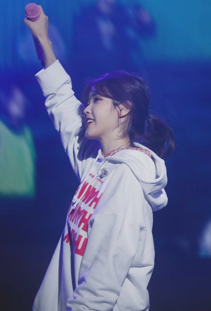White Thank You Hoodie