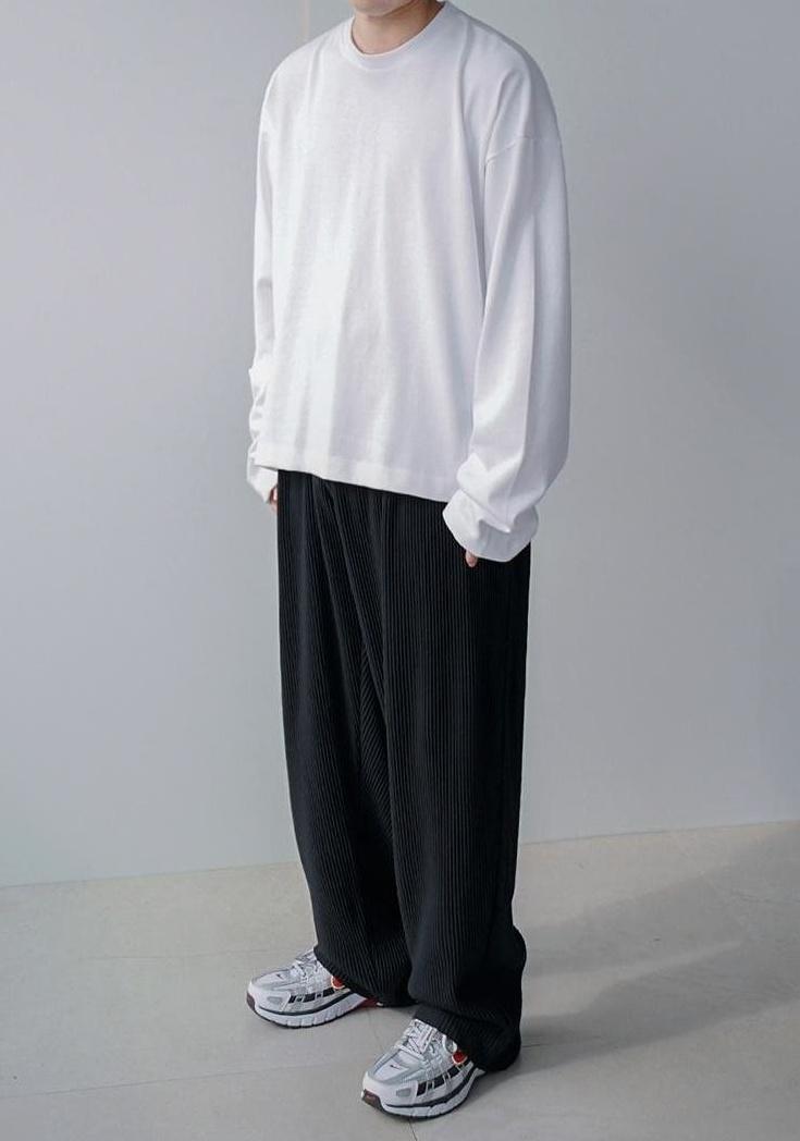 Ice Silk Casual Loose Pants