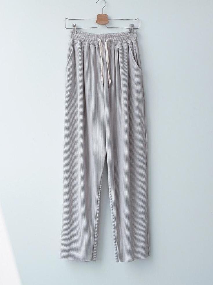 Ice Silk Casual Loose Pants