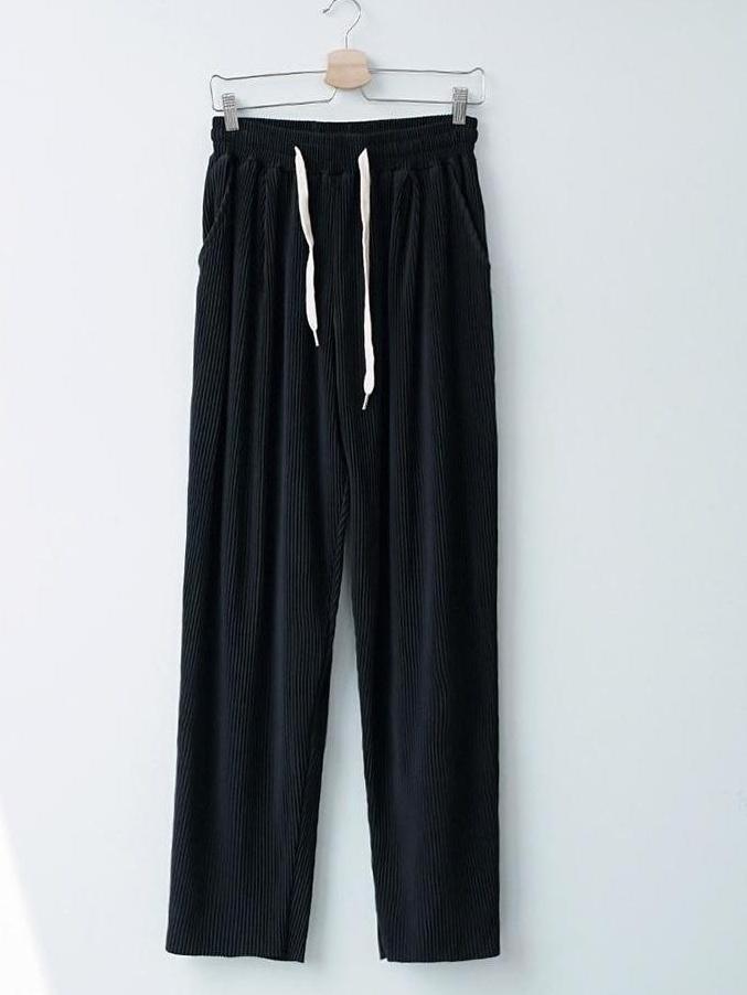 Ice Silk Casual Loose Pants