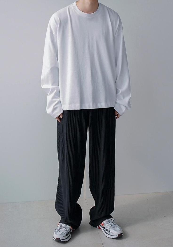 Ice Silk Casual Loose Pants