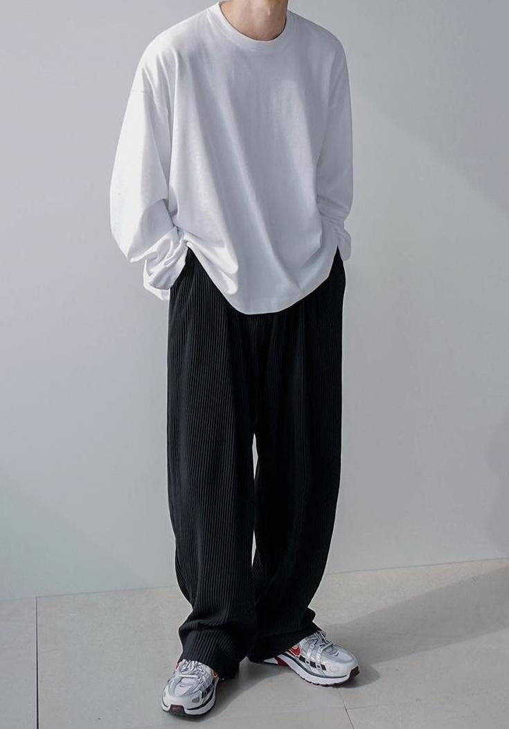 Ice Silk Casual Loose Pants