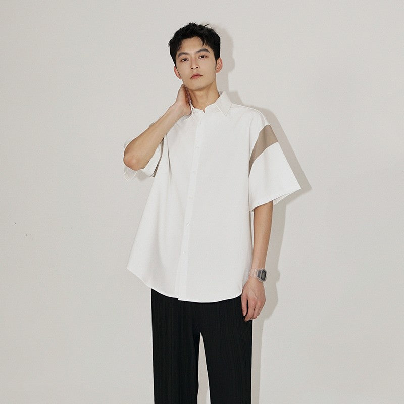 Ice Silk Loose Short Sleeve Shirt