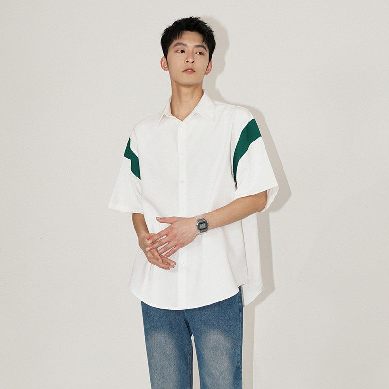 Ice Silk Loose Short Sleeve Shirt