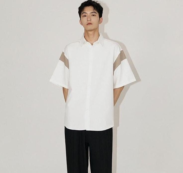 Ice Silk Loose Short Sleeve Shirt